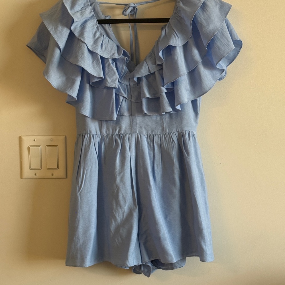New Idem Ditto Romper Tranquil Blue - Size Small
